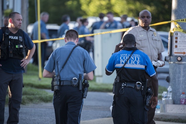 Pięć ofiar śmiertelnych ataku na redakcję "Capital Gazette"