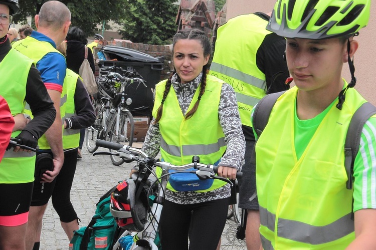 Pielgrzymka rowerowa do Częstochowy - wyjazd z Koszalina