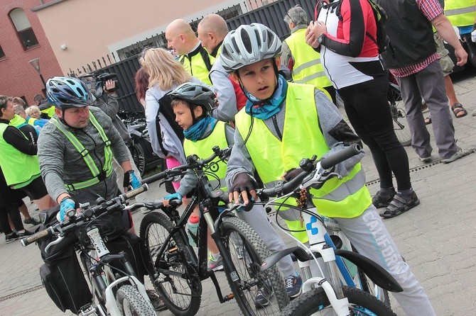 Pielgrzymka rowerowa do Częstochowy - wyjazd z Koszalina