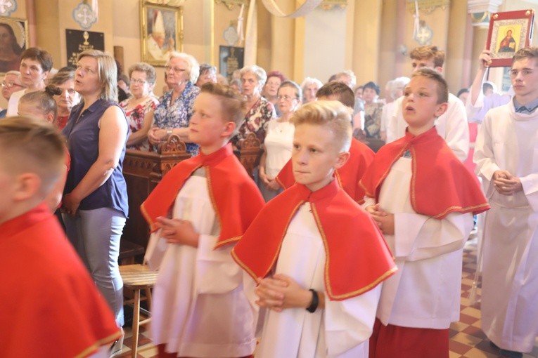 Powitanie obrazu Matki Bożej w Hecznarowicach