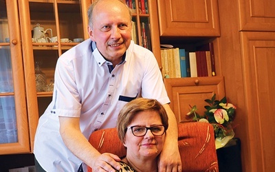 Krystian Kukiełka z żoną Haliną