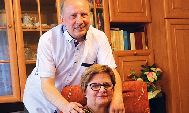 Krystian Kukiełka z żoną Haliną