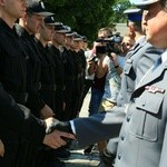 Ślubowanie nowych policjantów