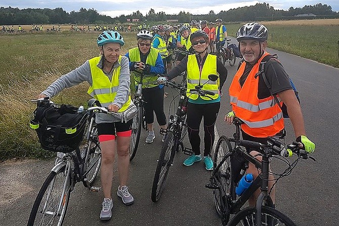 Na trasie Diecezjalnej Pielgrzymki Rowerowej