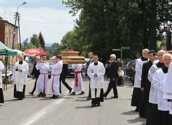 80. rocznica powitania relikwii św. Andrzeja Boboli w Czechowicach-Dziedzicach - dzień patrona miasta