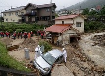 Tragiczne ulewy w Japonii