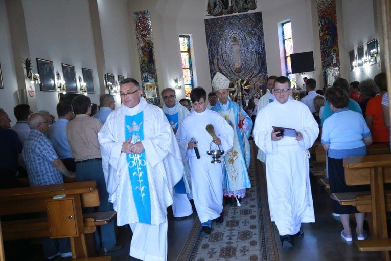 Przybysławice - tablica ks. Michała Dziedzica