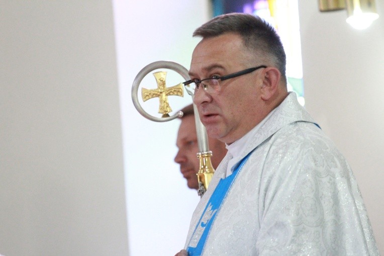 Przybysławice - tablica ks. Michała Dziedzica