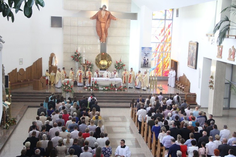 Uroczystość w Łękach Górnych