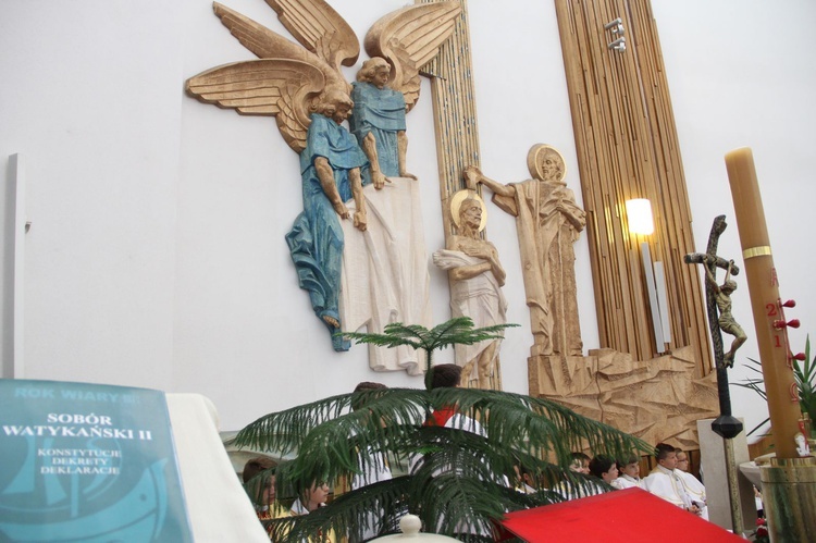 Uroczystość w Łękach Górnych