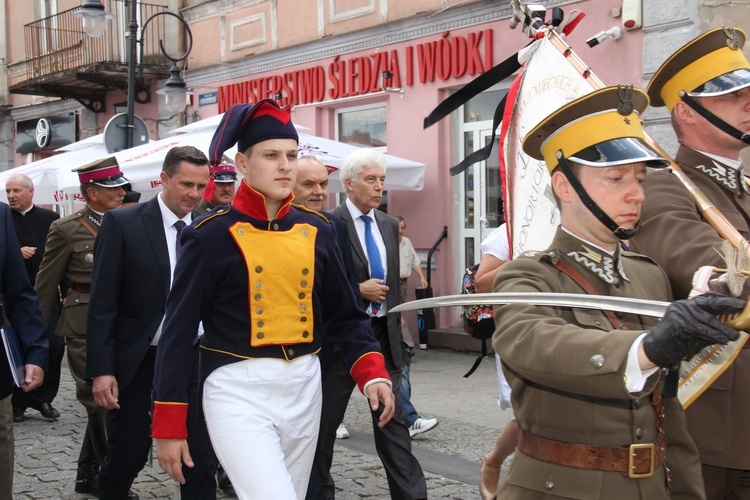 Odsłonięcie pomnika Jana Kozietulskiego w Skierniewicach