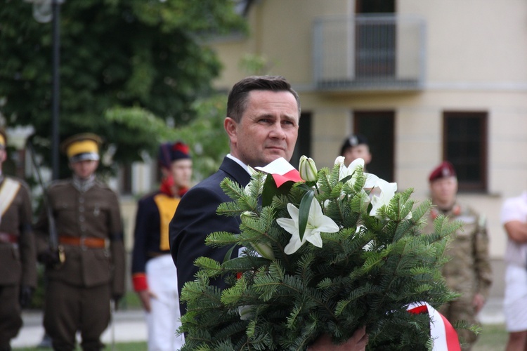 Odsłonięcie pomnika Jana Kozietulskiego w Skierniewicach