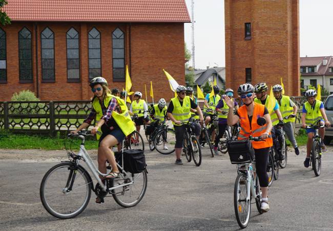 AK rowerami na Jasną Górę