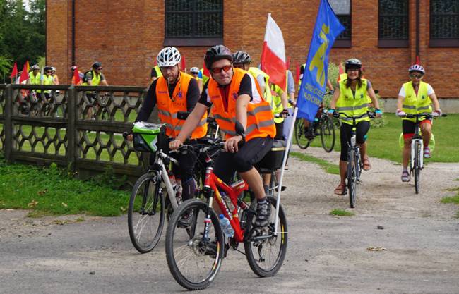 AK rowerami na Jasną Górę