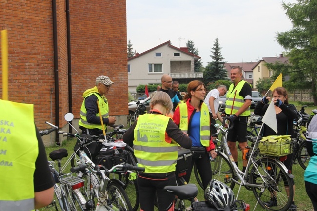 AK rowerami na Jasną Górę