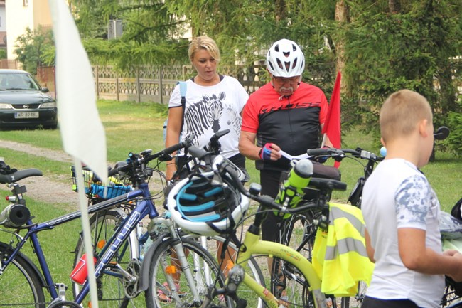 AK rowerami na Jasną Górę