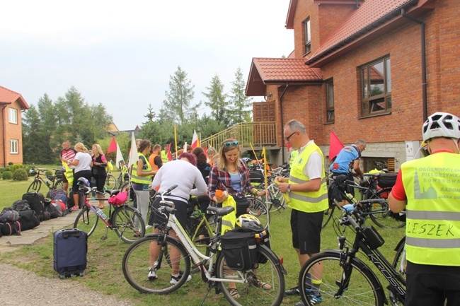 AK rowerami na Jasną Górę