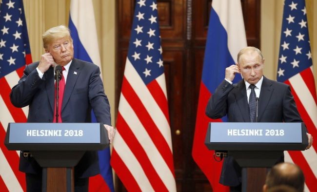 Prezydenci Trump i Putin