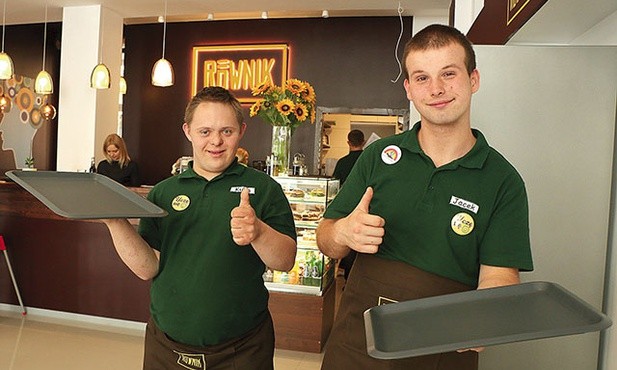 Chłopcy przychodzą do pracy z radością i zapałem.