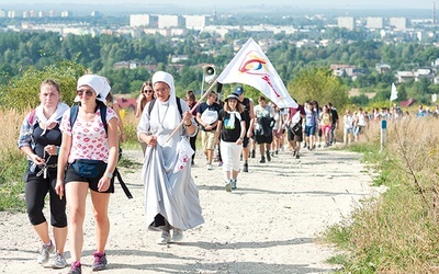 ▲	Wędrówka na Jasną Górę rozpocznie się w Zawierciu.