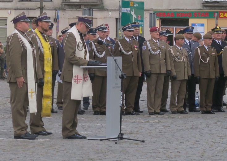 Przysięga terytorialsów w Płocku