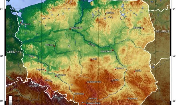 Powiększyła się powierzchnia Polski