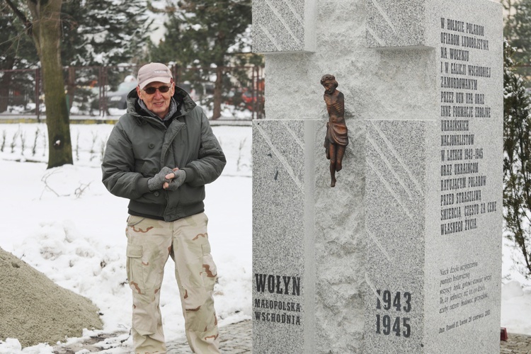 Odsłonięcie w Bielsku-Białej pomnika ofiar ludobójstwa z Wołynia
