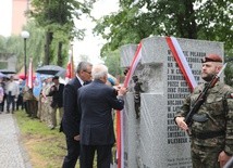 Odsłonięcie w Bielsku-Białej pomnika ofiar ludobójstwa z Wołynia