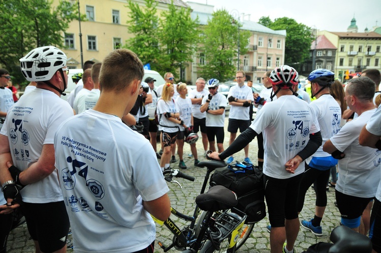 Pielgrzymka Rowerowa Policjantów Lubelszczyzny na Jasną Górę