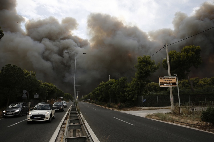 Grecja trawiona przez ogień