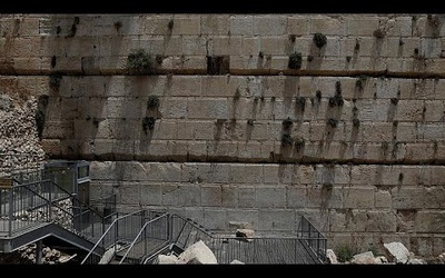 Stone falls from Western Wall in Jerusalem onto prayer area