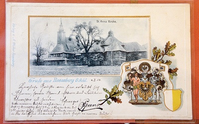 Jedna z prezentowanych pocztówek, wysłana w 1904 roku.