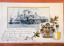 Jedna z prezentowanych pocztówek, wysłana w 1904 roku.