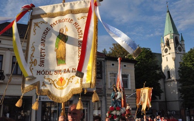 Procesja jakubowa na brzeski rynek