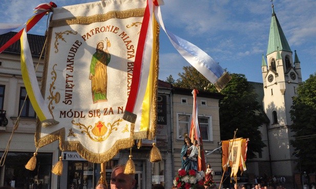 Procesja jakubowa na brzeski rynek