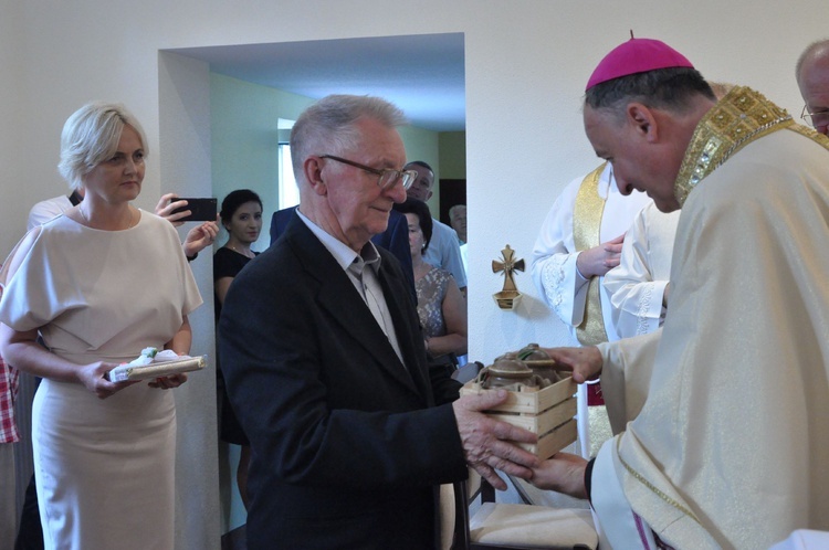 Poświęcenie kaplicy w Kamionce Wielkiej