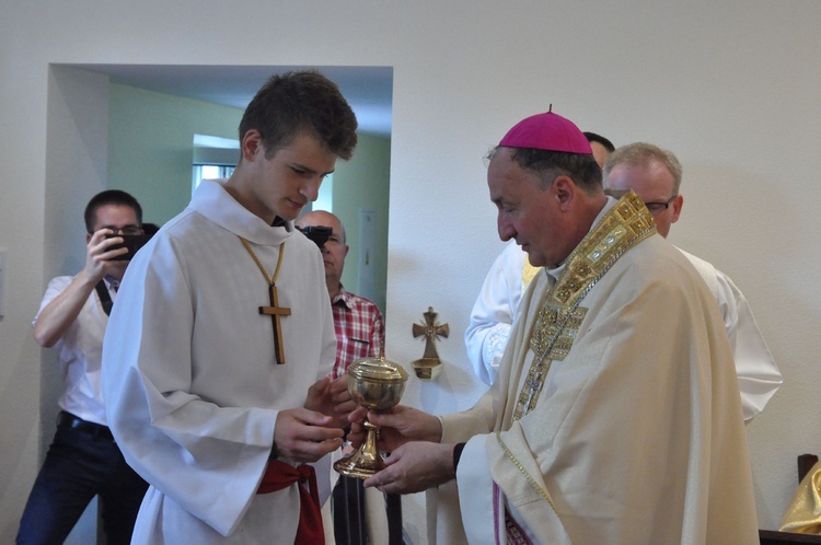 Poświęcenie kaplicy w Kamionce Wielkiej