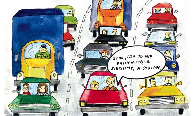 A w drodze na wakacje...