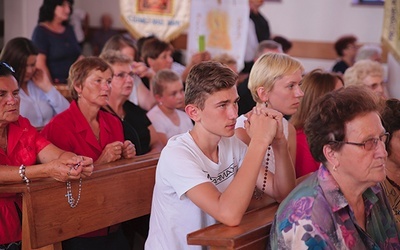 ▲	W Radomyślu nad Sanem dziękowano za jubileuszowy  dar modlitwy.