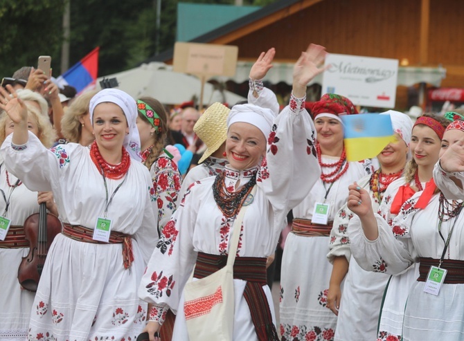 Korowód na rozpoczęcie 55. TKB w Wiśle -2018