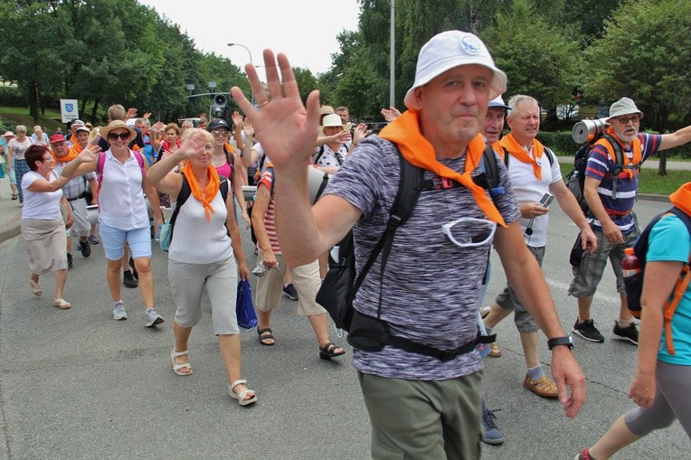 Pielgrzymka Rybnicka - grupa z Jastrzębia