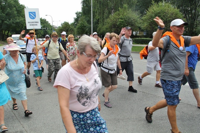 Pielgrzymka Rybnicka - grupa z Jastrzębia