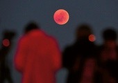 Całkowite zaćmienie Księżyca obserwowane w Australii.