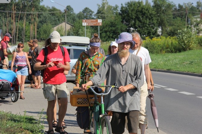 Pielgrzymka hipisów na Jasną Górę