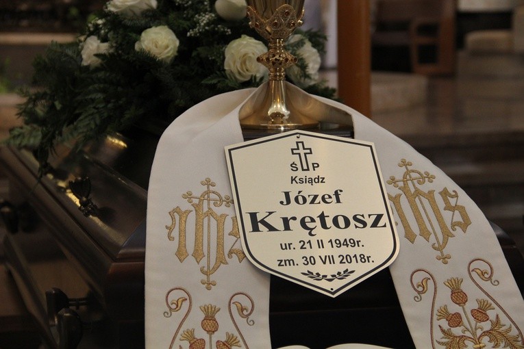 Pożegnanie śp. ks. prof. Józefa Krętosza