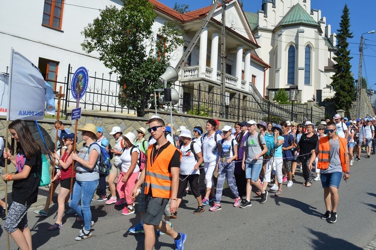 Górale w drodze na Jasną Górę 