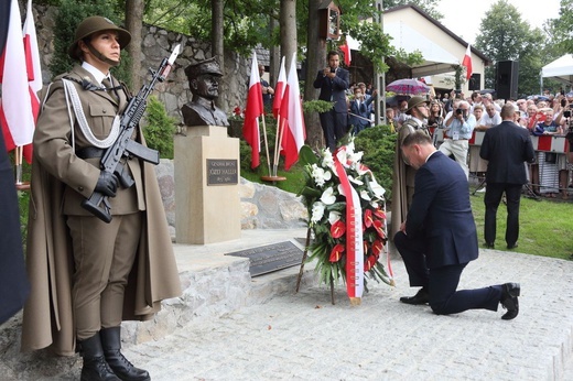 Odsłonięcie pomnika gen. Józefa Hallera