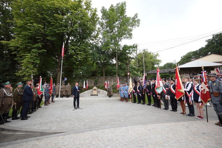 Odsłonięcie pomnika gen. Józefa Hallera