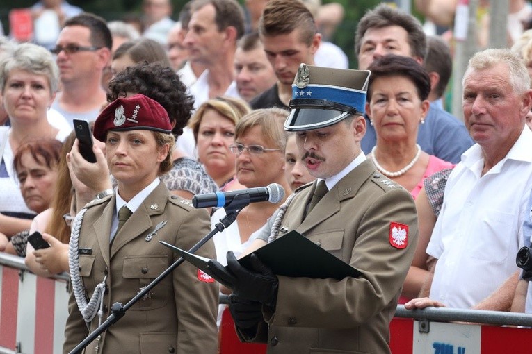 Odsłonięcie pomnika gen. Józefa Hallera