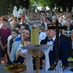 Msza u św. Otylii, kolejny chrzest oraz serdeczne przyjęcie w Chodlu